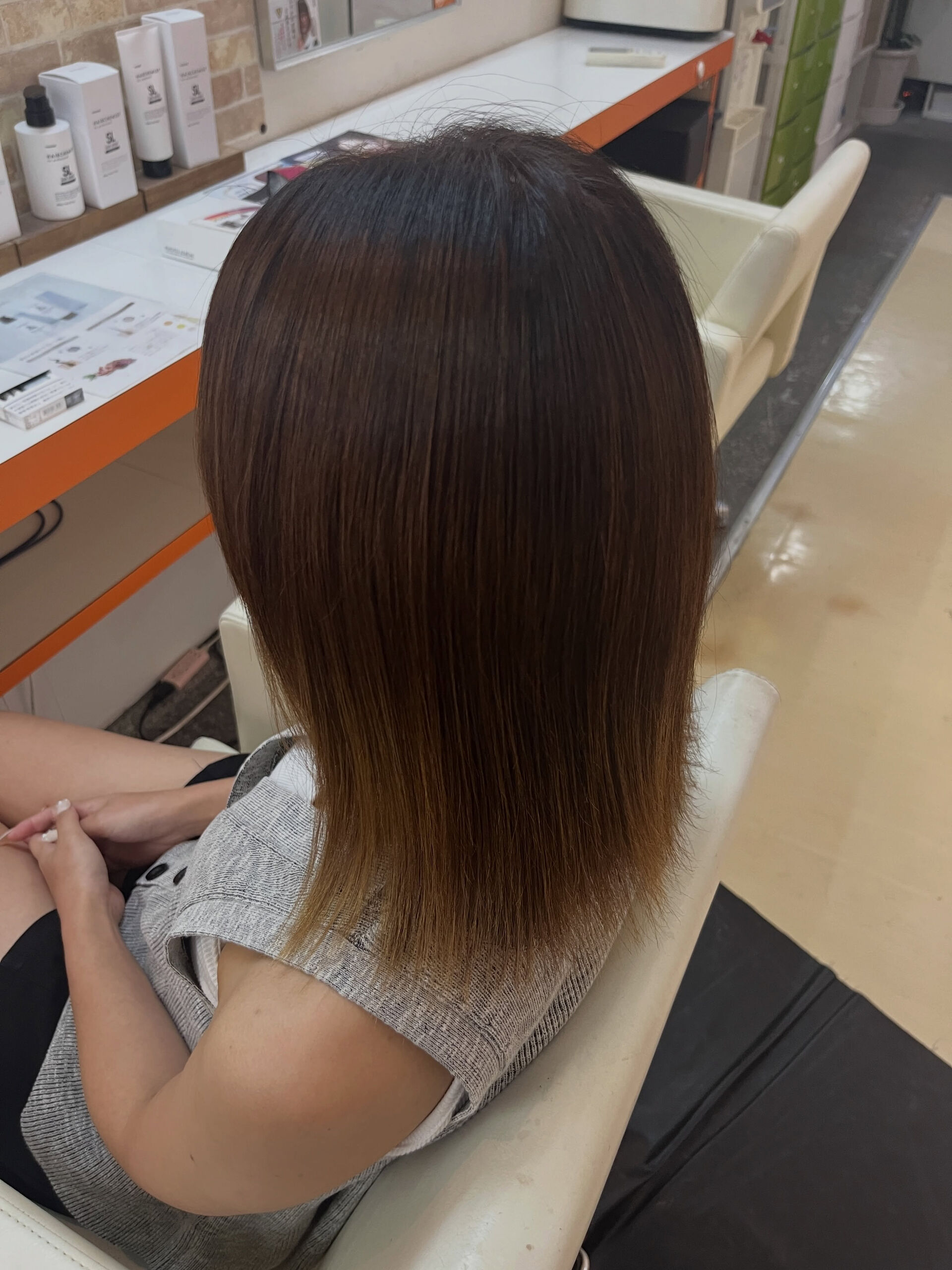縮毛矯正でつやつやサラサラになりました✨